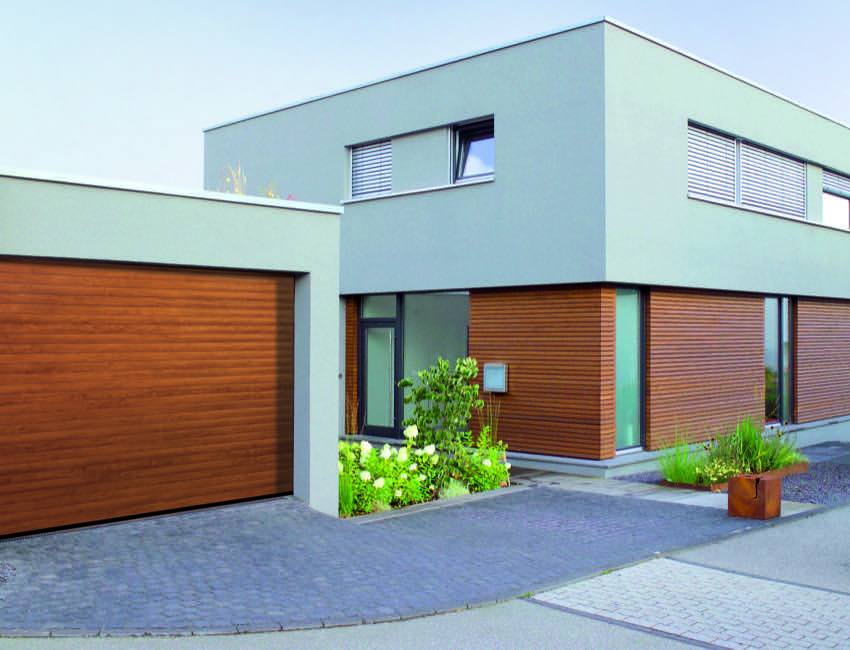 wood effect roller garage doors